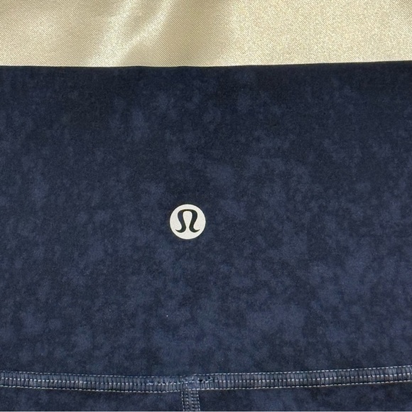 Lululemon Wunder Under Crop High-Rise Legging 21" Indigo Spray Mineral Blue 4 - Picture 8 of 12
